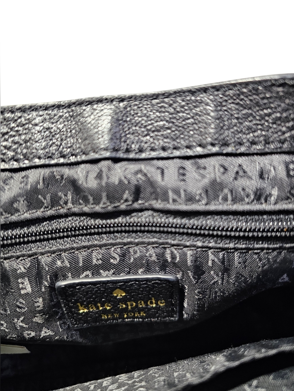 Kate Spade Pratt Street Small Rianne Blk GOAT LEATHER & Suede Tassel Bag - Picture 5 of 16